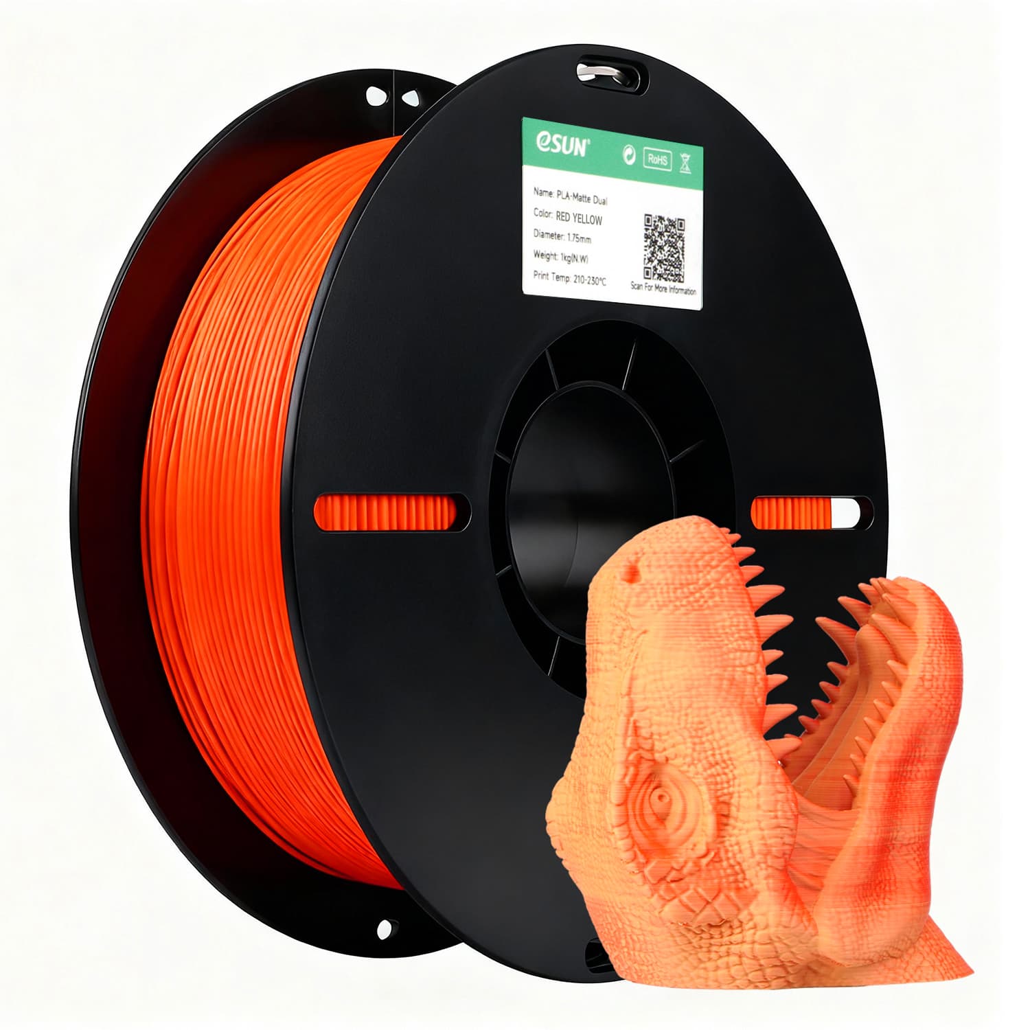 PLA-Matte Dual – Red Yellow